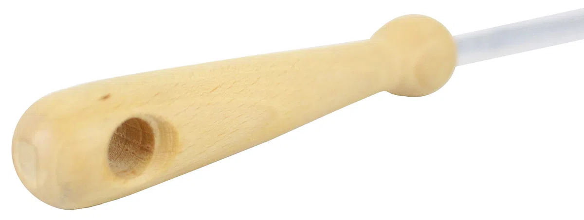 Pullach Hof - Spazzola per termosifone a testa corta, con setole in pelo di capra, filo in acciaio INOX rivestito in plastica, lunghezza 115 cm, con testa corta 23,5 cm
