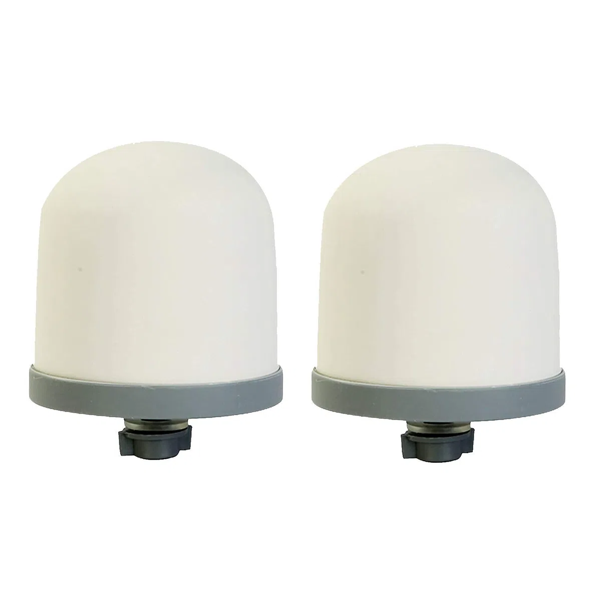 Huining - Filtro dell'acqua a cupola in ceramica, pre-filtrazione Zen, filtro di ricambio da 0,15 a 0,5 micron, per sistema di filtrazione a secchio d'acqua domestico 2PCS (filter 2pcs)