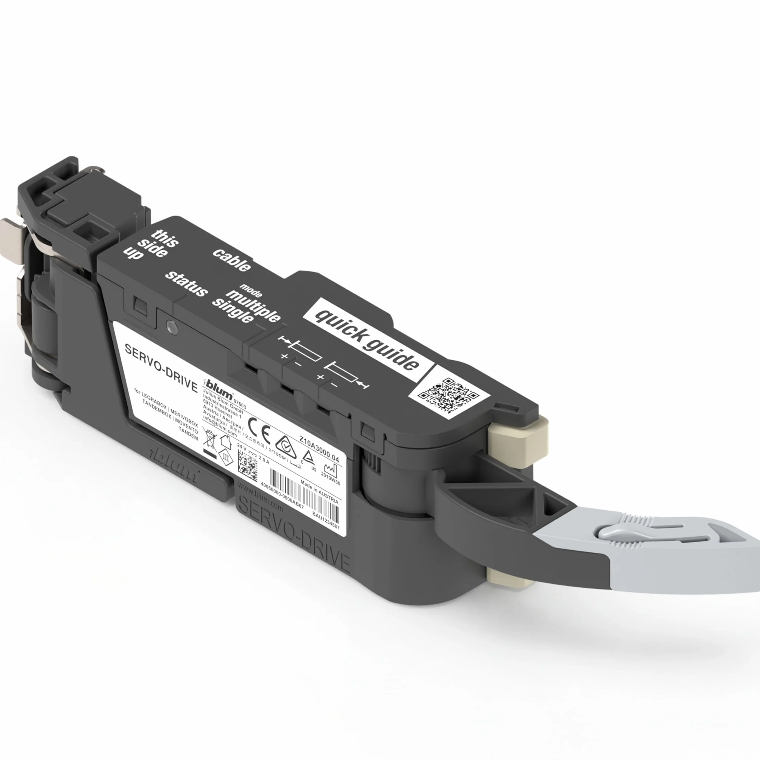 Unità motrice SERVO-DRIVE Blum I Sistema automatico di apertura di cassetti, cassettoni e telai ad estrazione I Lusso residenziale