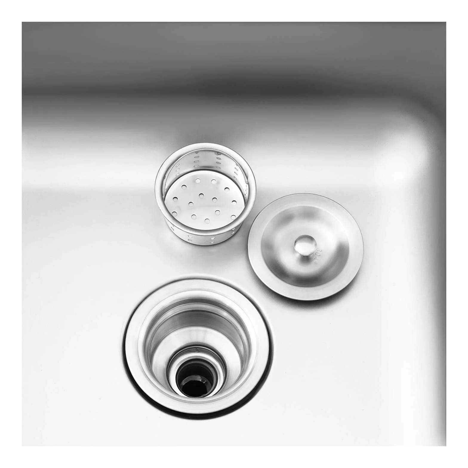 Royal Catering RC-IKS10 - Armadietto per lavello, 1 vasca, in acciaio inox, 400 x 400 x 300 mm