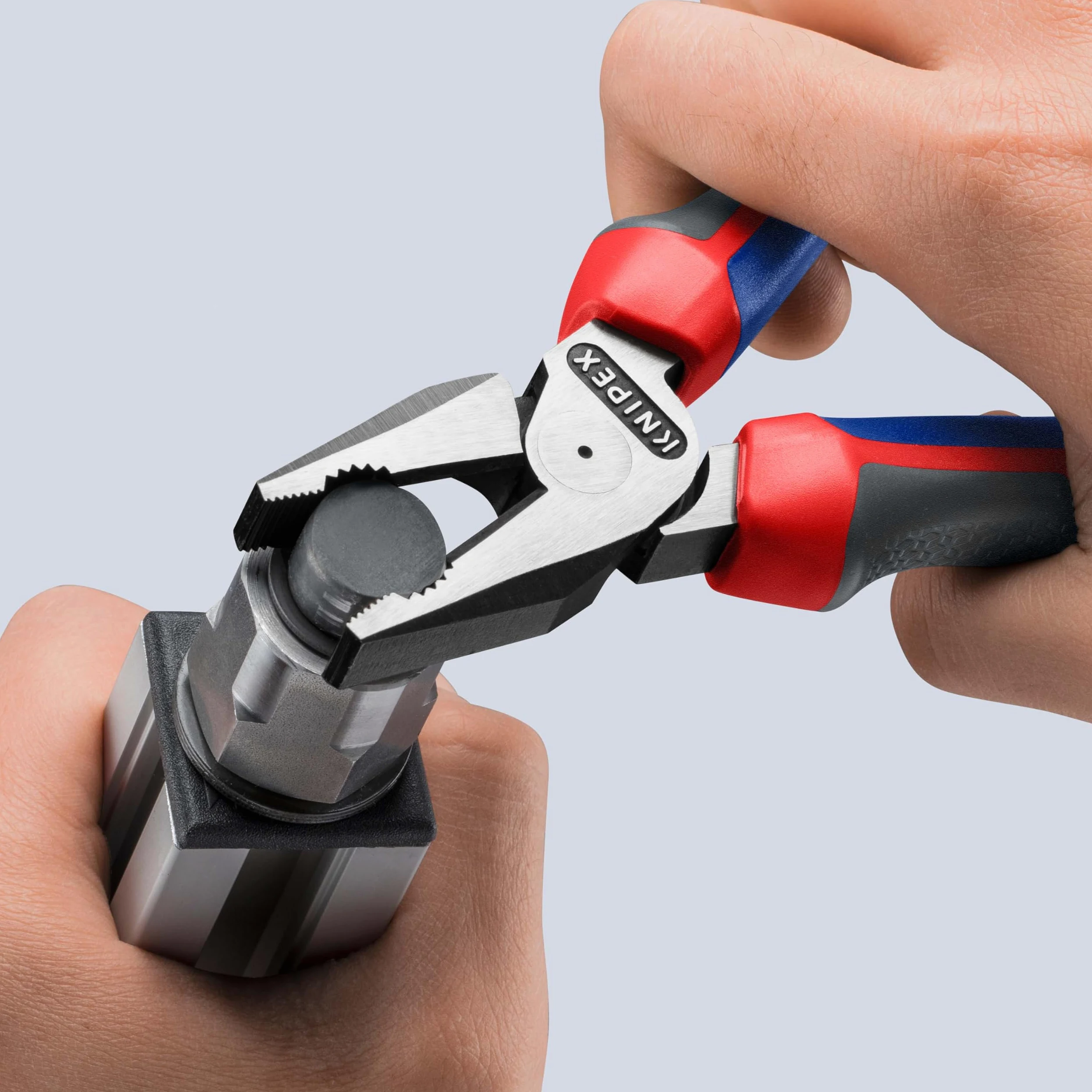 KNIPEX Pinza universale tipo forte con manici comfort 180 mm, 02 02 180