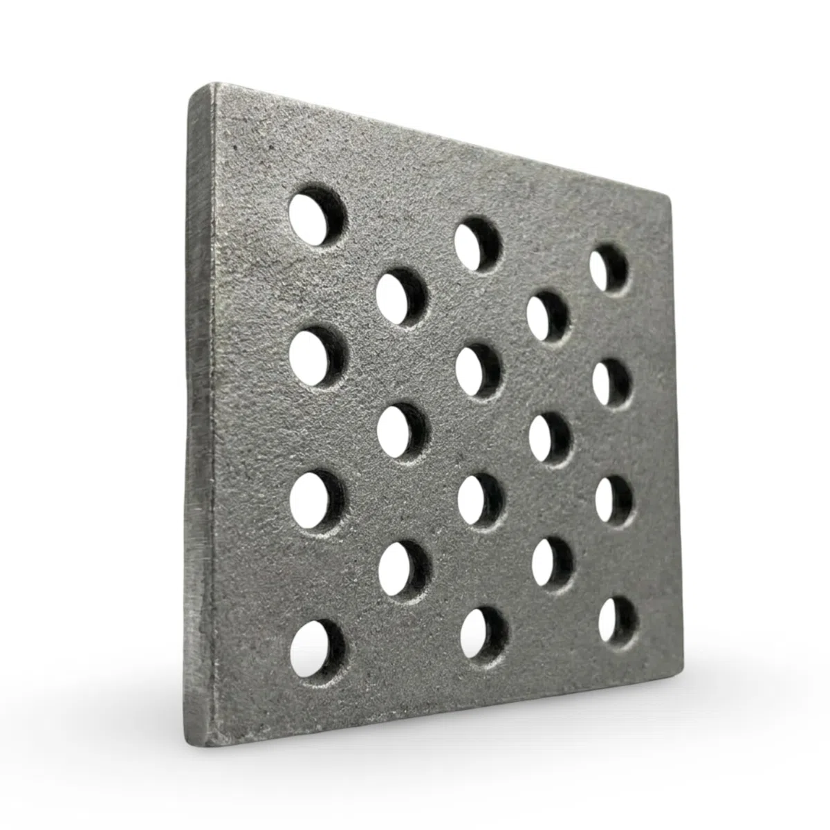 16 x 16 x 1 cm - Griglia in ghisa per raccolta cenere | Adatta per Camini e Stufe | Resistente | Design Moderno | 100% Ghisa qualità LUNAWAY