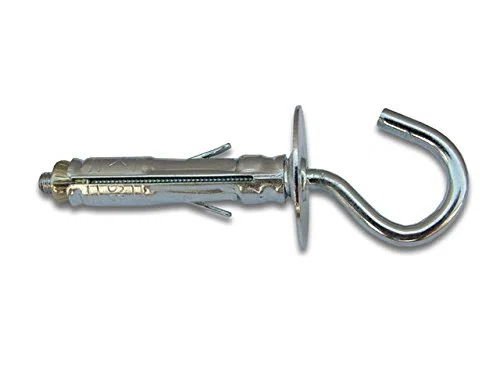 Fischer, Tasselli Metallici SBS 8/1 con occhiolo aperto (50 Pezzi) per il Fissaggio di Mobili, Mensole, Specchi su Cemento e Mattone Pieno