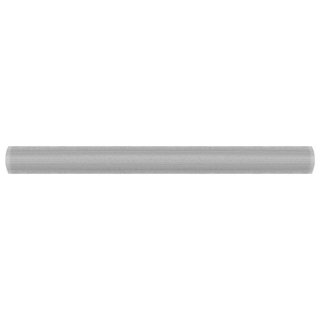 vidaXL Zanzariera in Alluminio 80x500 cm Argento