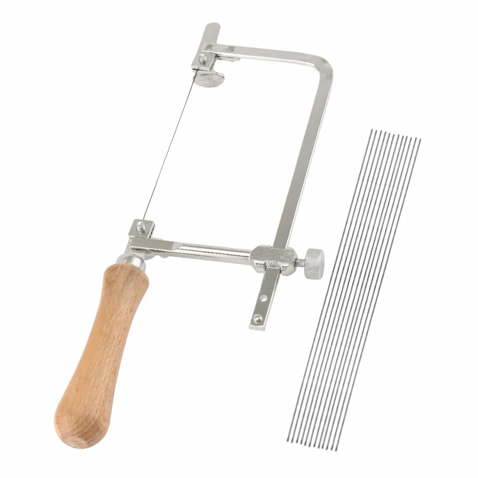 mizikuu Coping Saw - Seghetto a forma di U, per la lavorazione del legno, gioielli, per il fai da te
