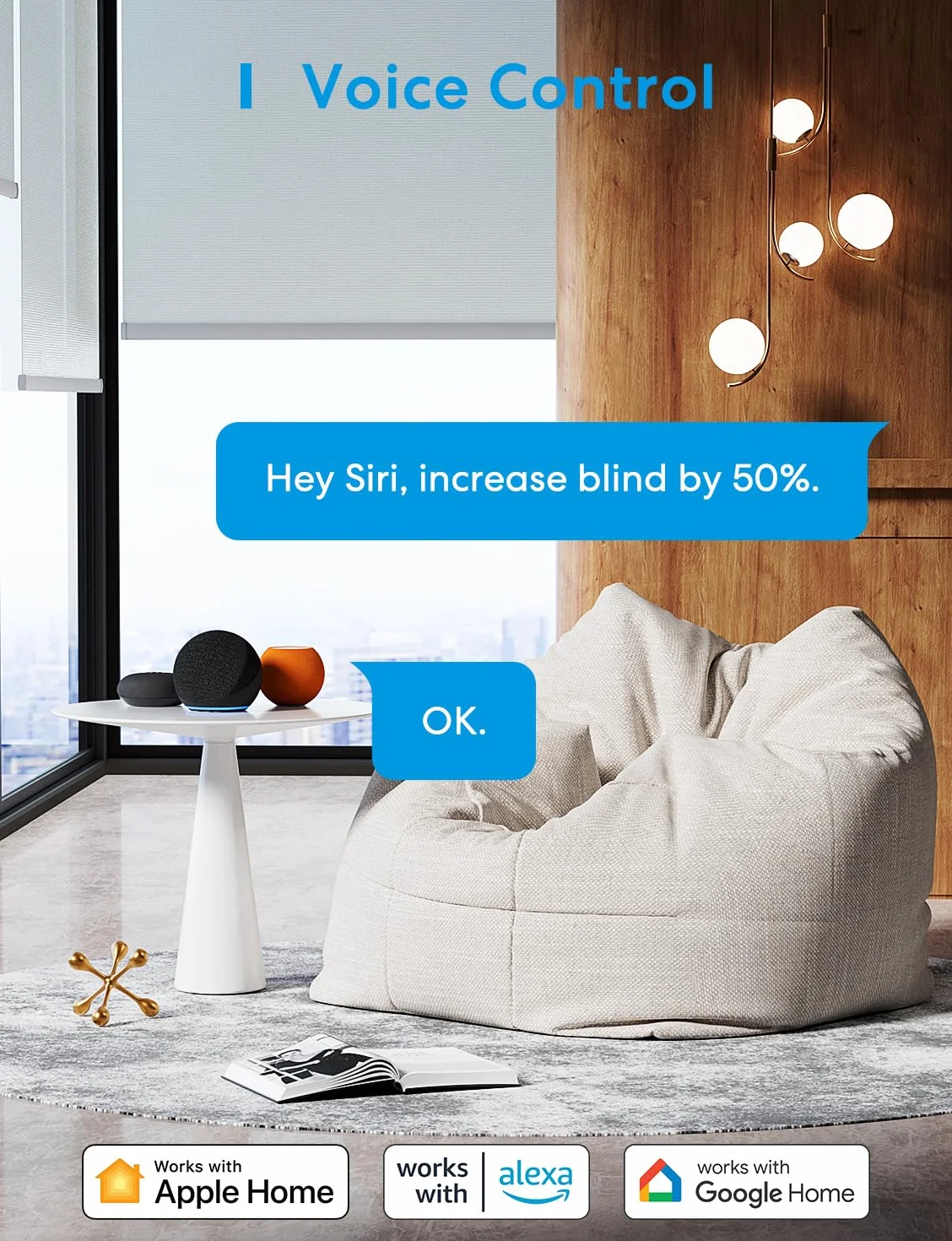 Meross Interruttore Tapparelle Avvolgibile WiFi, Interruttore WiFi per Tenda, Compatibile con Apple HomeKit Siri, Amazon Alexa, Google Assistant e SmartThings, Funzione Timer, 2.4GHz 2022 New Versione