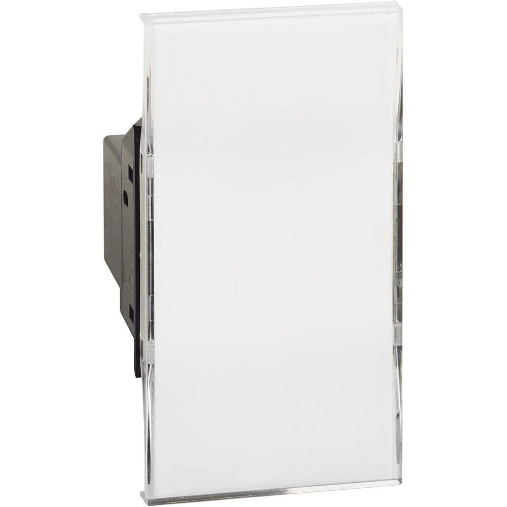 Pulsante largo con porta etichette 3ABticino K4040 Living Now2 moduli