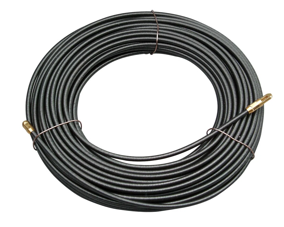Kopp Spirale professionale retrattile, in metallo, con occhiello rivettato su entrambi i lati, 20m, 396221047