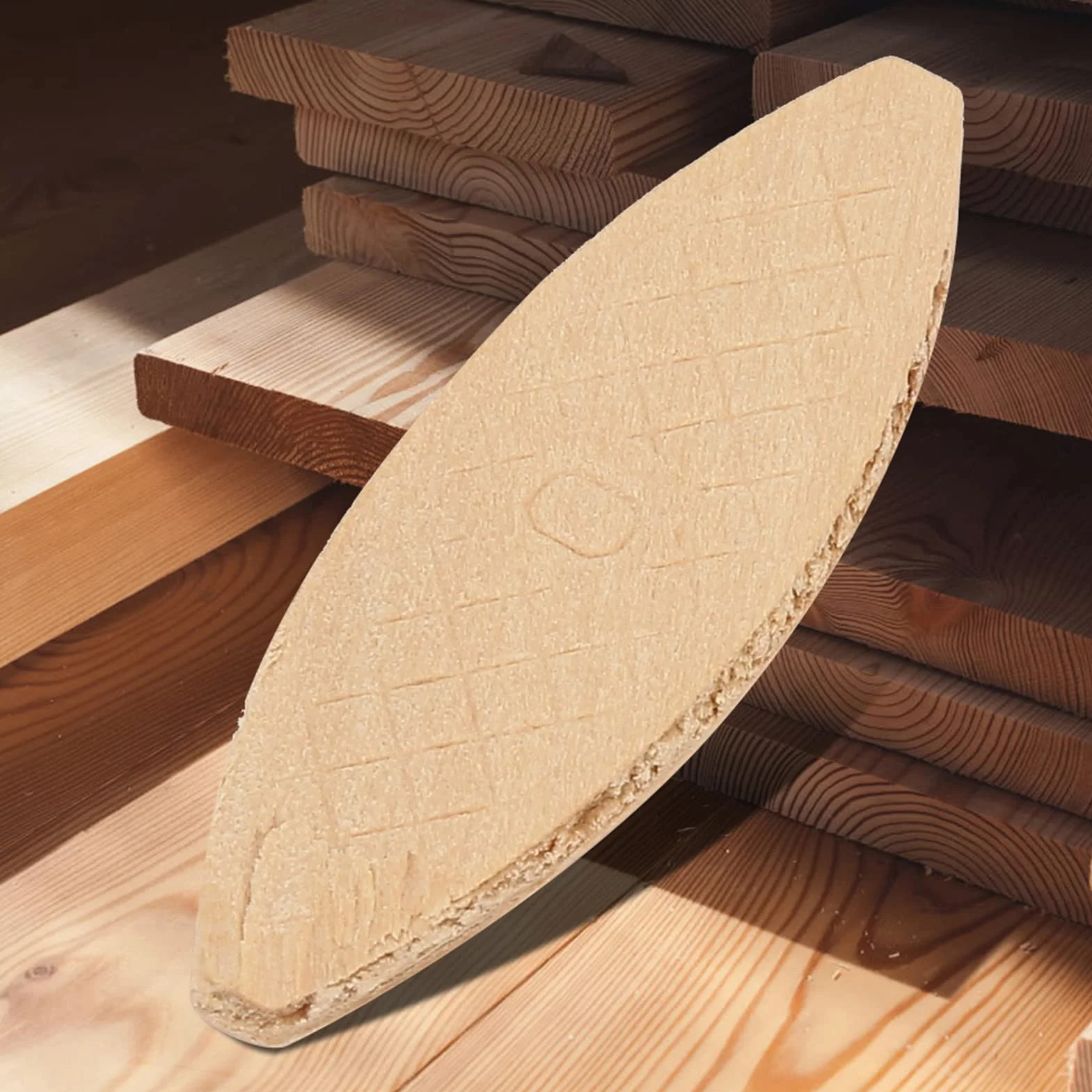 Biscotto Per Giunzione in Legno da 100 Pezzi, Biscotto Per Giunzione a Piastra, Strumento di Ancoraggio Per Tavola di Legno Per La Lavorazione del Legno(0#)