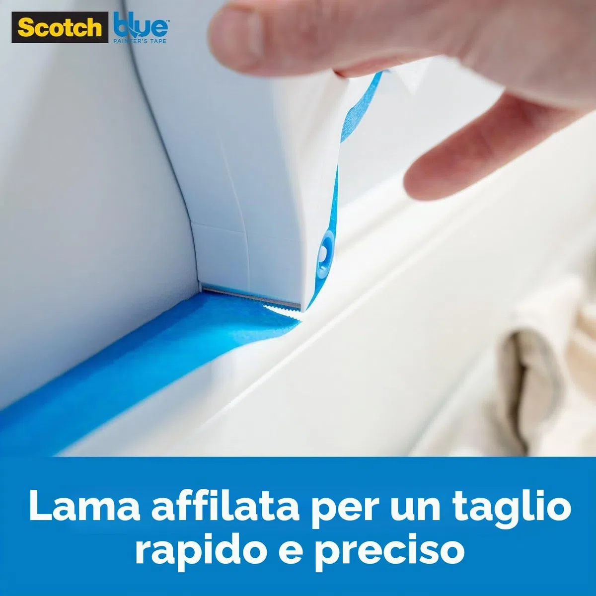 ScotchBlue TA3-SB - Applicatore a nastro per pittore, con 1 rotolo di avviamento, 3,6 cm x 20 m