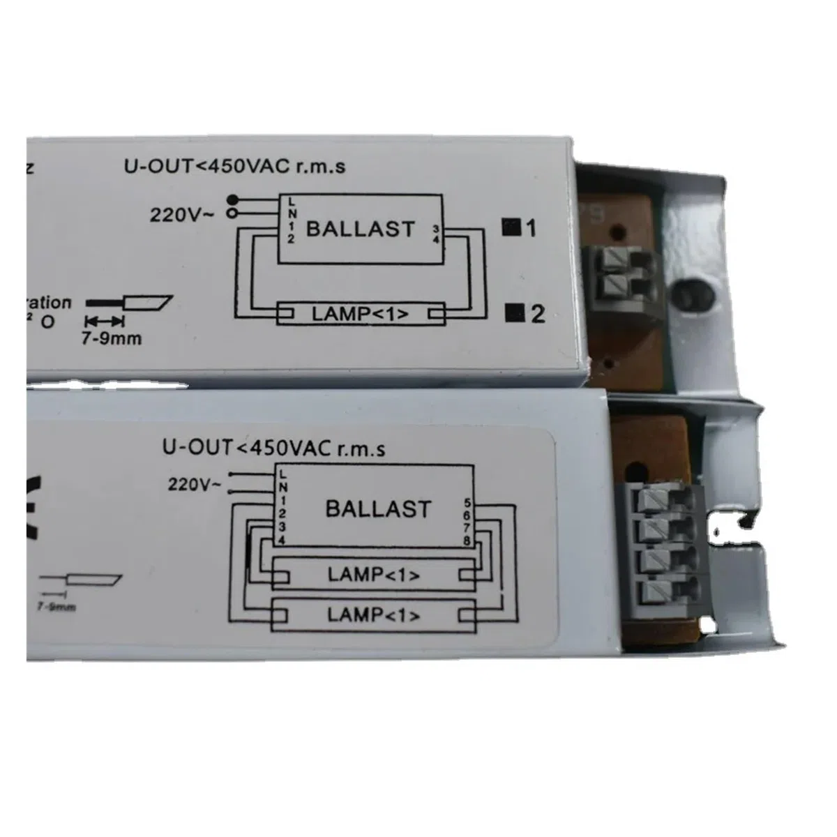 220-240V AC 2x18W/2x30W/2x58W/2x36W/1x36W/1x18W Ampia Tensione T8 Ballast elettronico Ballast for lampade Fluorescenti(2x30W)