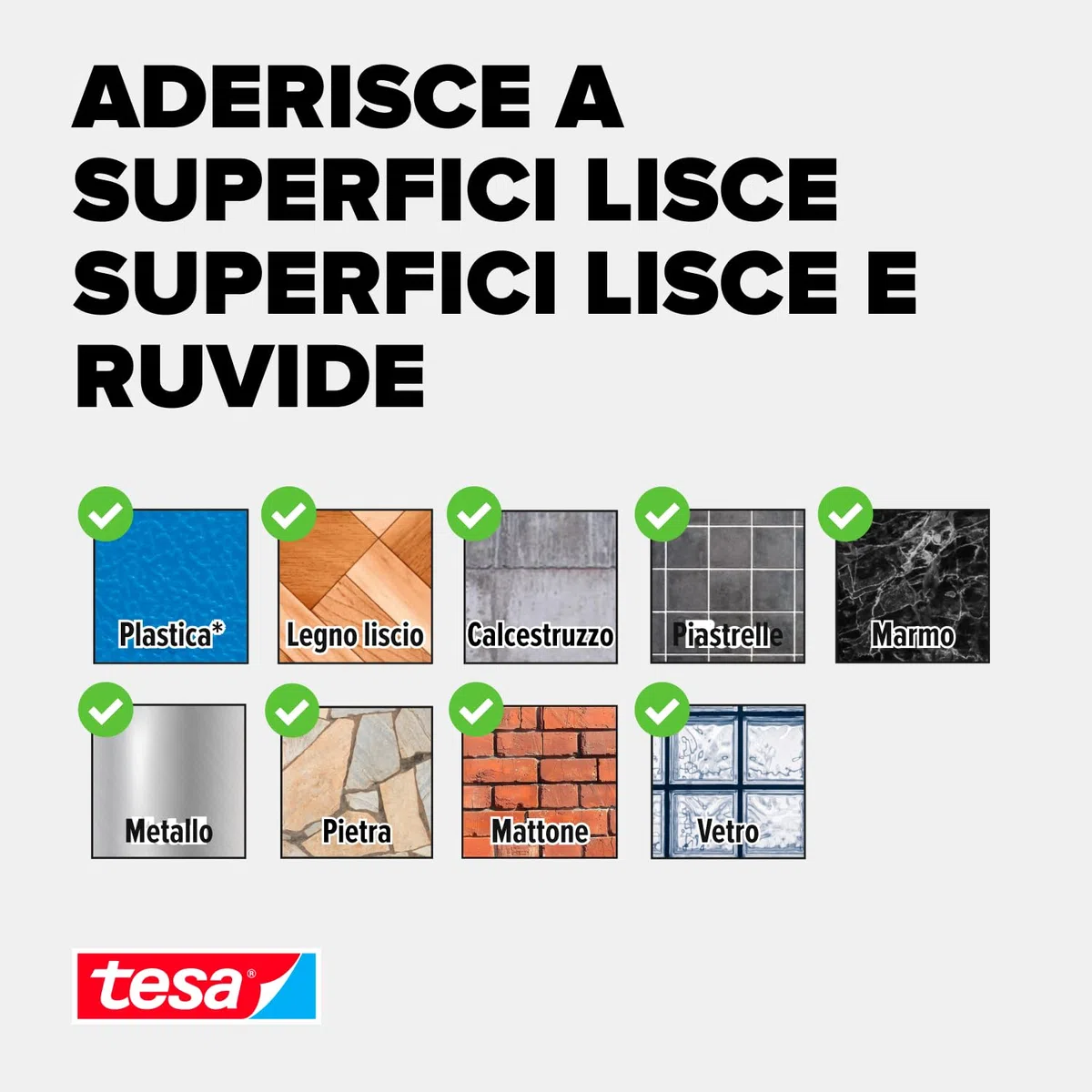 Tesa Ultra Power Lock Tape - Nastro Autoadesivo a Tenuta Extraforte - Resistente alle Intemperie, ai Raggi UV e alle Temperature - per Uso Interno ed Esterno - 1 Rotolo - 1 m x 25 mm