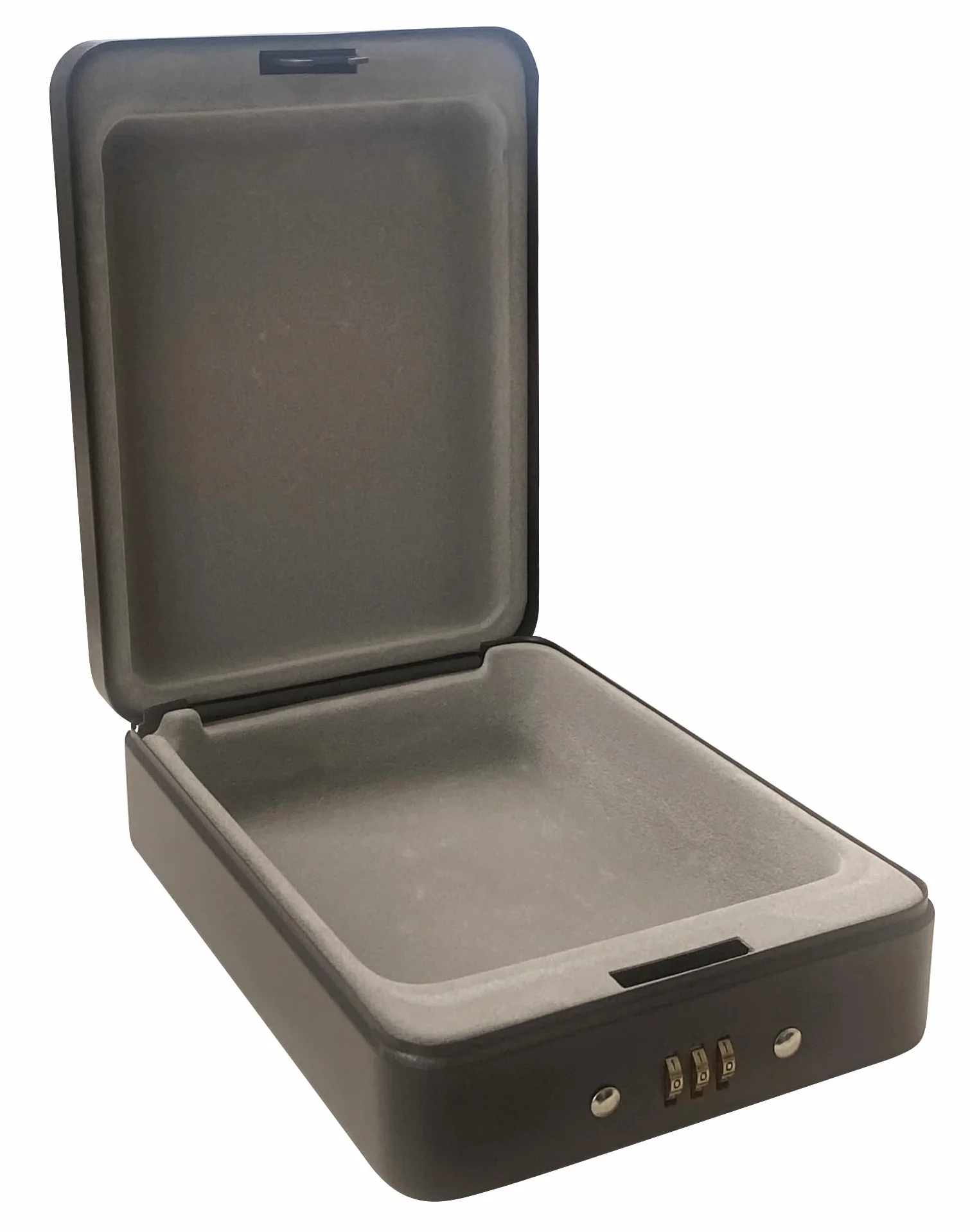 ARREGUI Private C9427 Cassetta di sicurezza con combinazione per trasportare denaro | Cassetta Portavalori in acciaio con fissaggio mediante cavo | Cassaforte portatile de 15 cm di larghezza | Nero