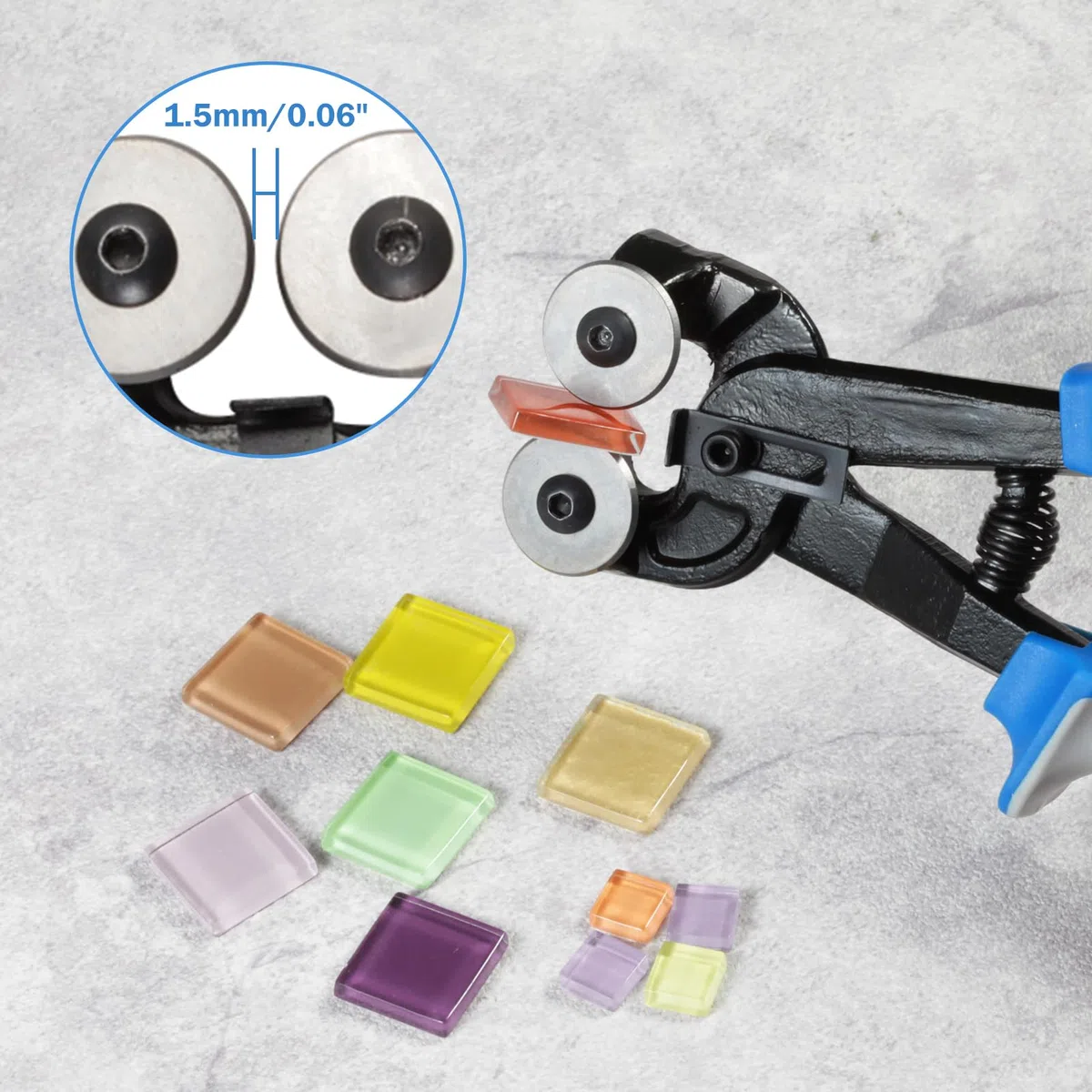 SPEEDWOX 8 pollici ruote mosaico vetro e piastrelle nipper, piastrelle di vetro pinze mosaico strumenti, strumenti mosaico set con ruota di ricambio per vetro e ceramica taglio e rettifica