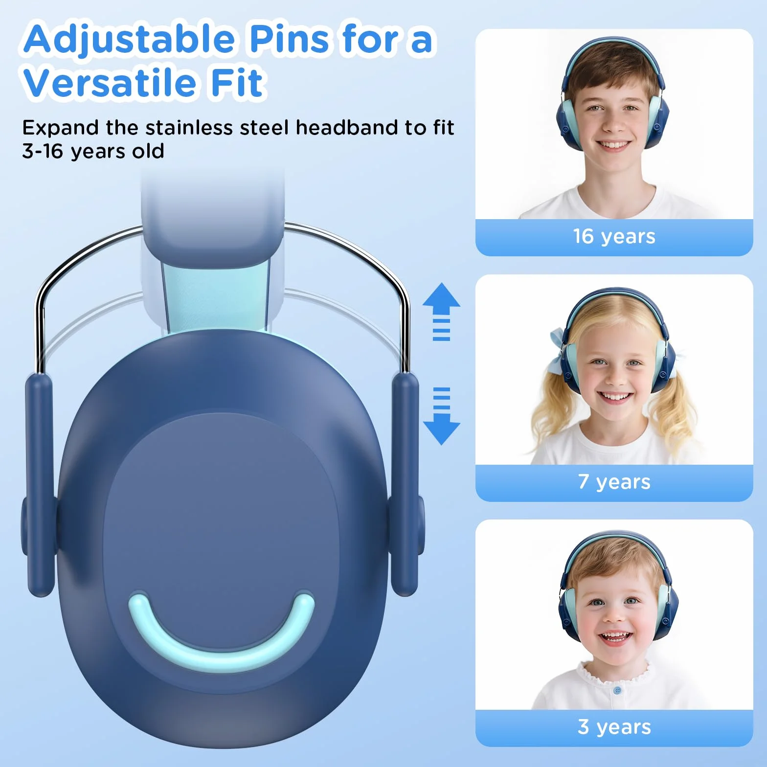 Link Dream Cuffie Antirumore Bambini SNR 30dB, Cuffie Insonorizzanti e Protettive Antirumore per Bambini 3–16 Anni, Cuffie Isolamento Acustico per Lavoro, Scuola, Viaggi, Concerti, Studio