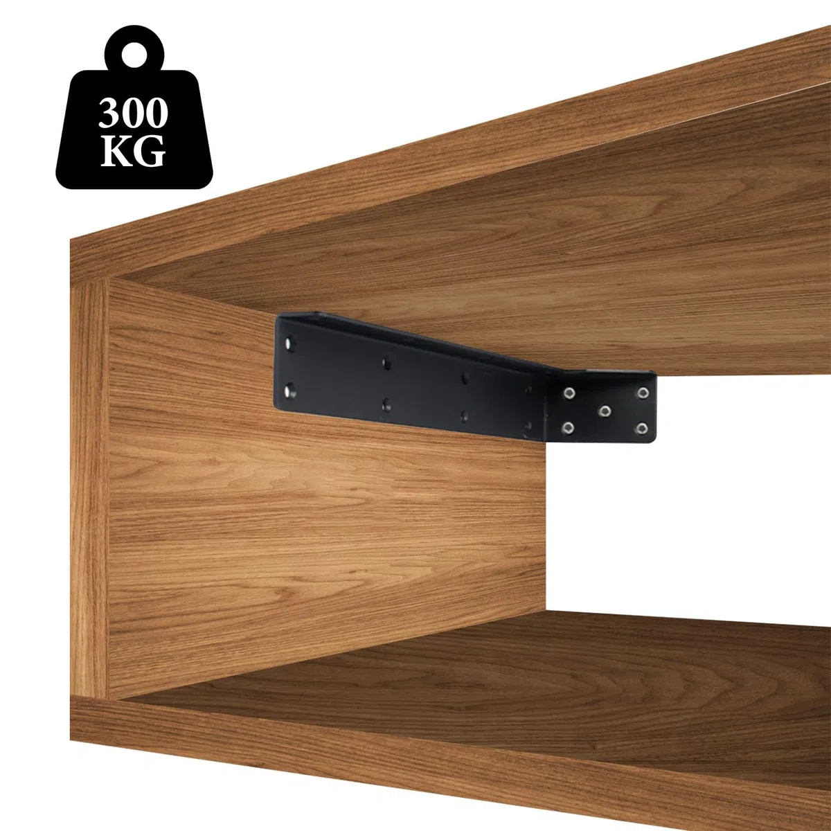 Staffe per Mensole Pesanti, Supporto per Scaffali, Design per Lavabo, Consolle per Lavabo, Della Parete Per La Parte Superiore Del Lavandino, Progettazione Staffa E Stabile TV, 22 * 8cm