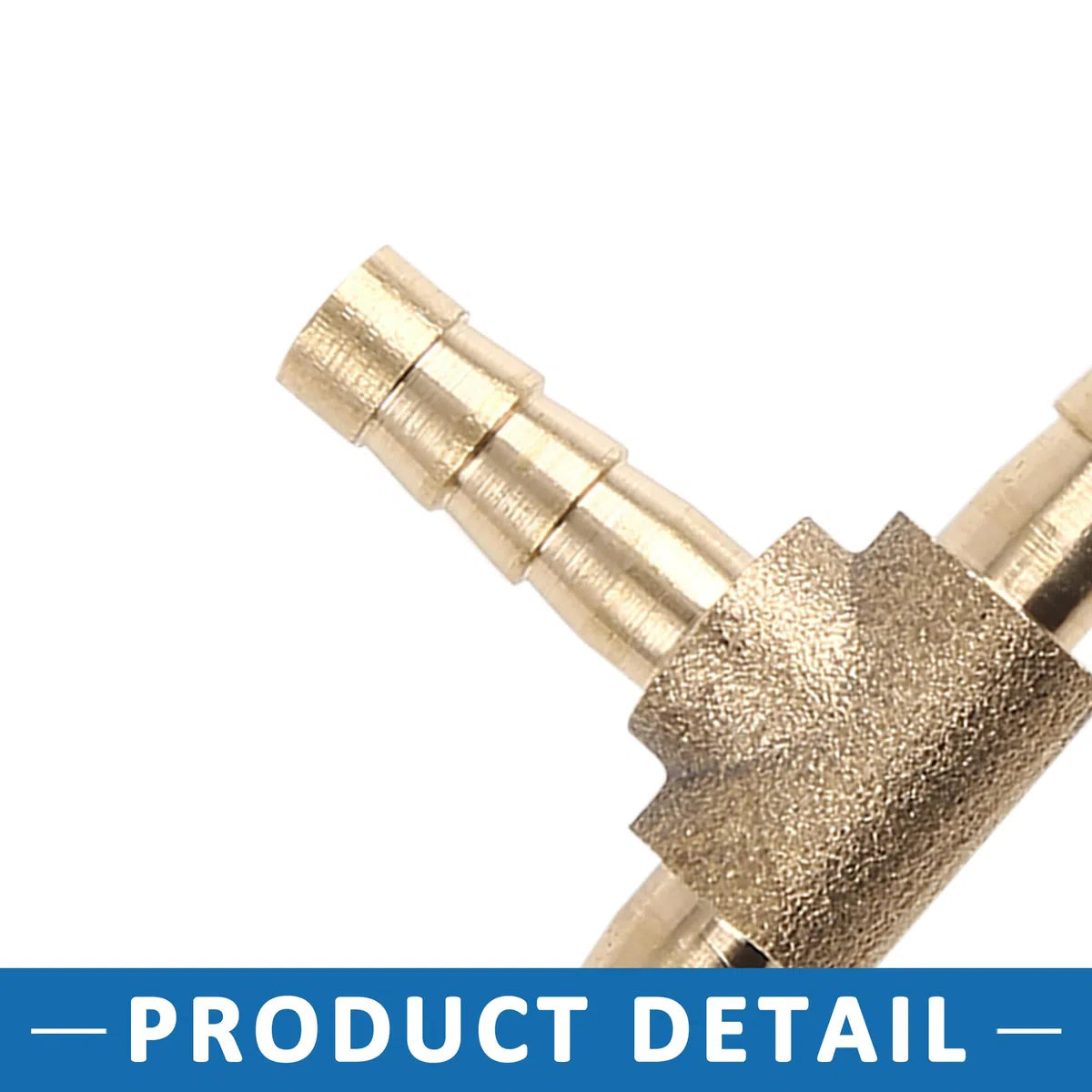 A ABSOPRO Raccordo a T Barb Flessibile Raccordo 3 Vie T Connettore 5mm per Auto Ottone (Set 5)