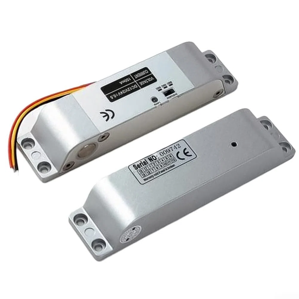 DC 12V 24V fail-safe serratura elettrica bullone per controllo accessi uso su porte in legno e porte in metallo nessuna interferenza esterna