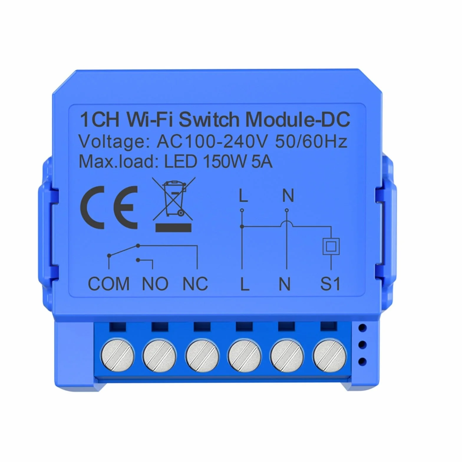 Modulo di commutazione Smart Relè per Tuya per WIFI per collegamento a secco senza contatto Smart Switch a bassa tensione (AC110V-240V)