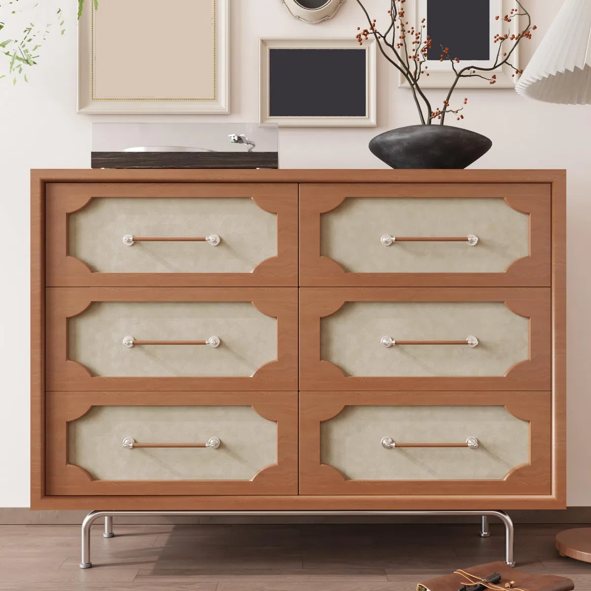 CRE8TIVE Carta da parati in feltro beige, 30 cm x 900 cm, motivo floreale, in velluto, stacca e attacca, per camera da letto, portagioie, rimovibile, in vinile, per mobili, armadi, carta da contatto