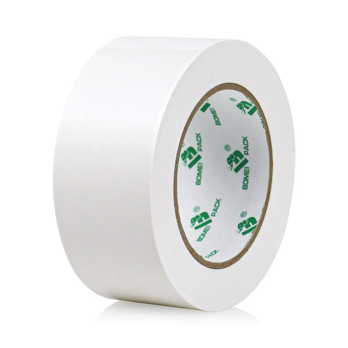 BOMEI PACK Nastro Adesivo Americano, Nastro telato rinforzato per riparazioni o decorazioni, Nastro americano impermeabile per tubature, scarichi e condotti, rotolo 2Pz 50mm x 30 m (Bianco)