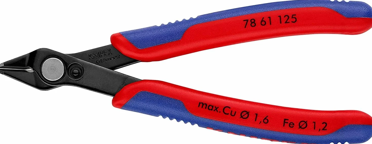 KNIPEX Electronic Super Knips con impugnature multicomponente 125 mm, 78 61 125