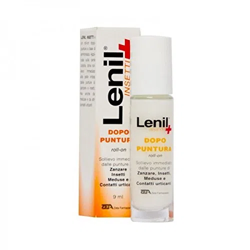 Lenil Insetti Dopo Puntura Roll On 9 ml Zanzare Insetti Meduse