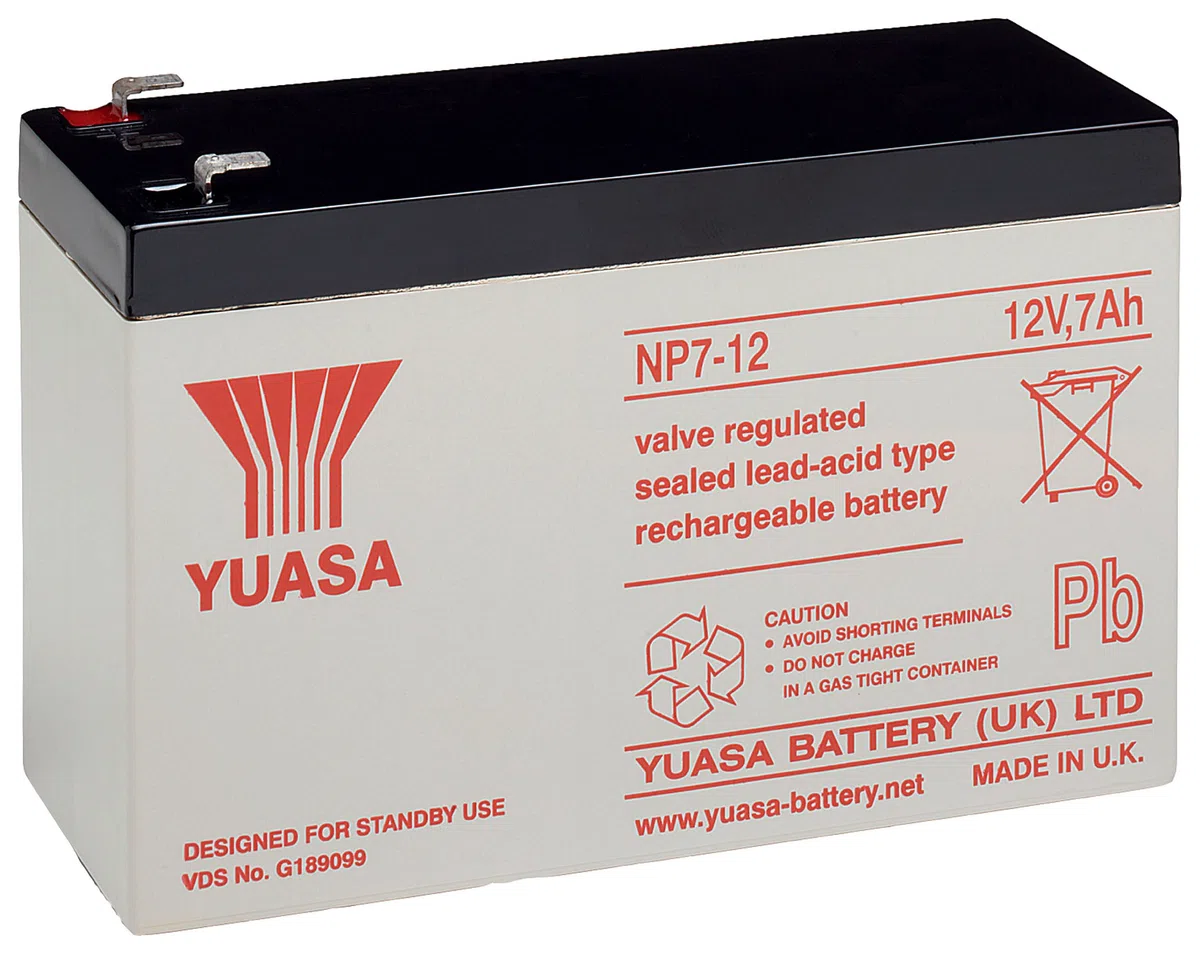 Yuasa NP7-12, Batteria (12V 7Ah )