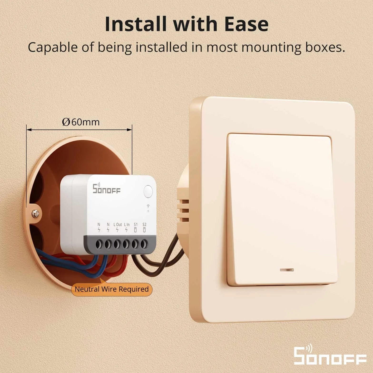 SONOFF Zigbee Smart Switch, funziona con Alexa & Google Home, 2 PACK, richiede Gateway ZigBee, richiede una linea neutra