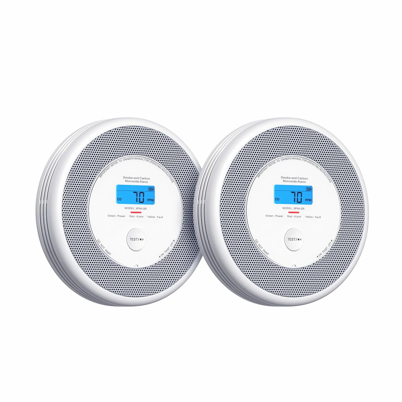 X-Sense Allarme Vocale (non in italiano) XP0A-iR, Rilevatore Combinato di Fumo e CO