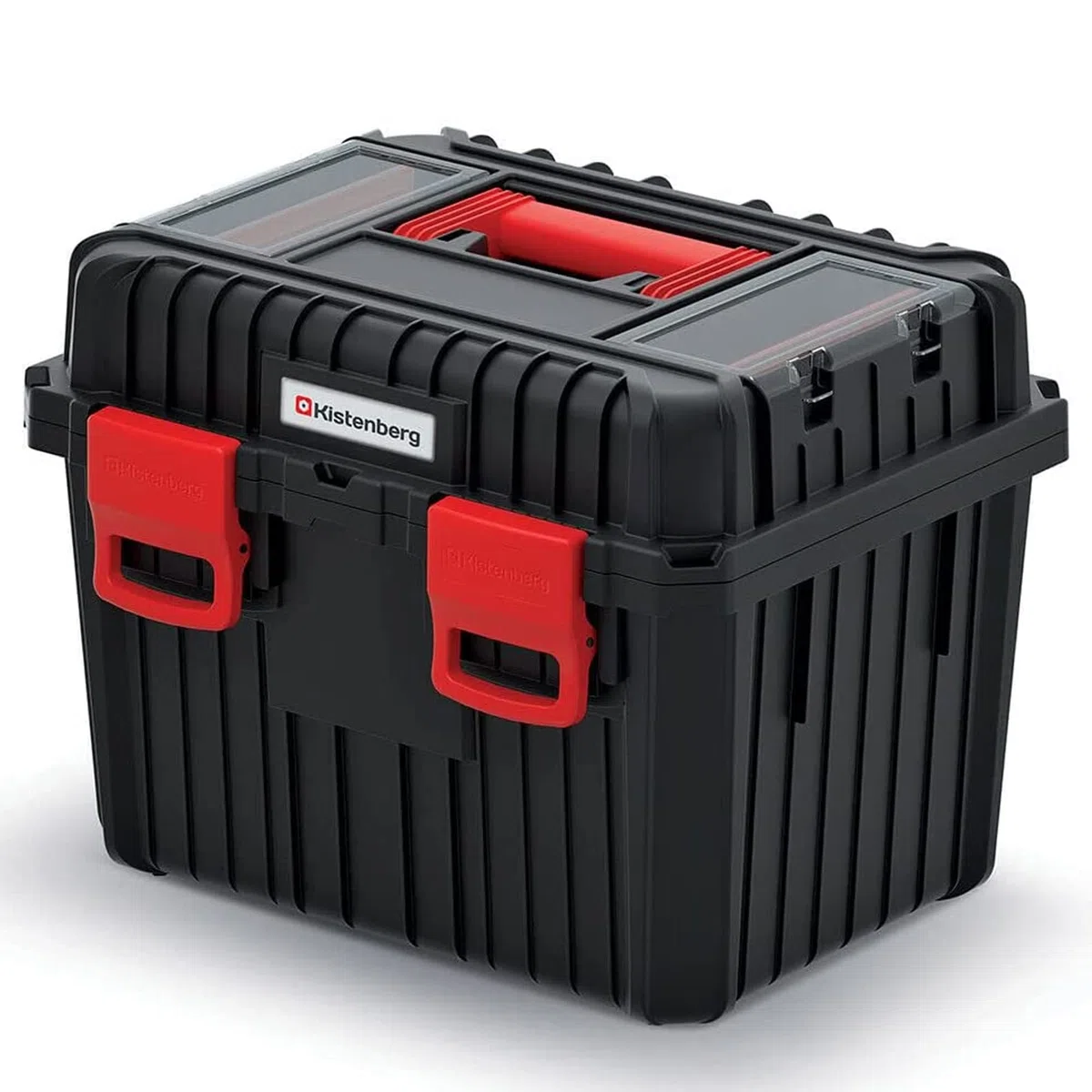 Cassetta degli attrezzi con organizer nel coperchio, in plastica, 445 x 360 x 337 mm (A)