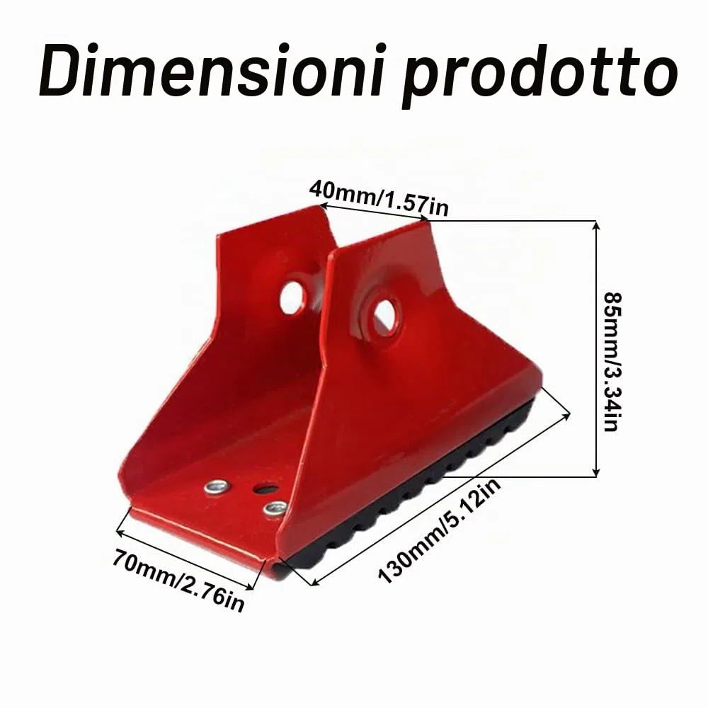 Coperture antiscivolo per piedi di scala, 2 pezzi Parti per scala estensibile Riduttori di rumore Livellatori per scale in lega di alluminio Protezioni per pavimento con viti per telescopica