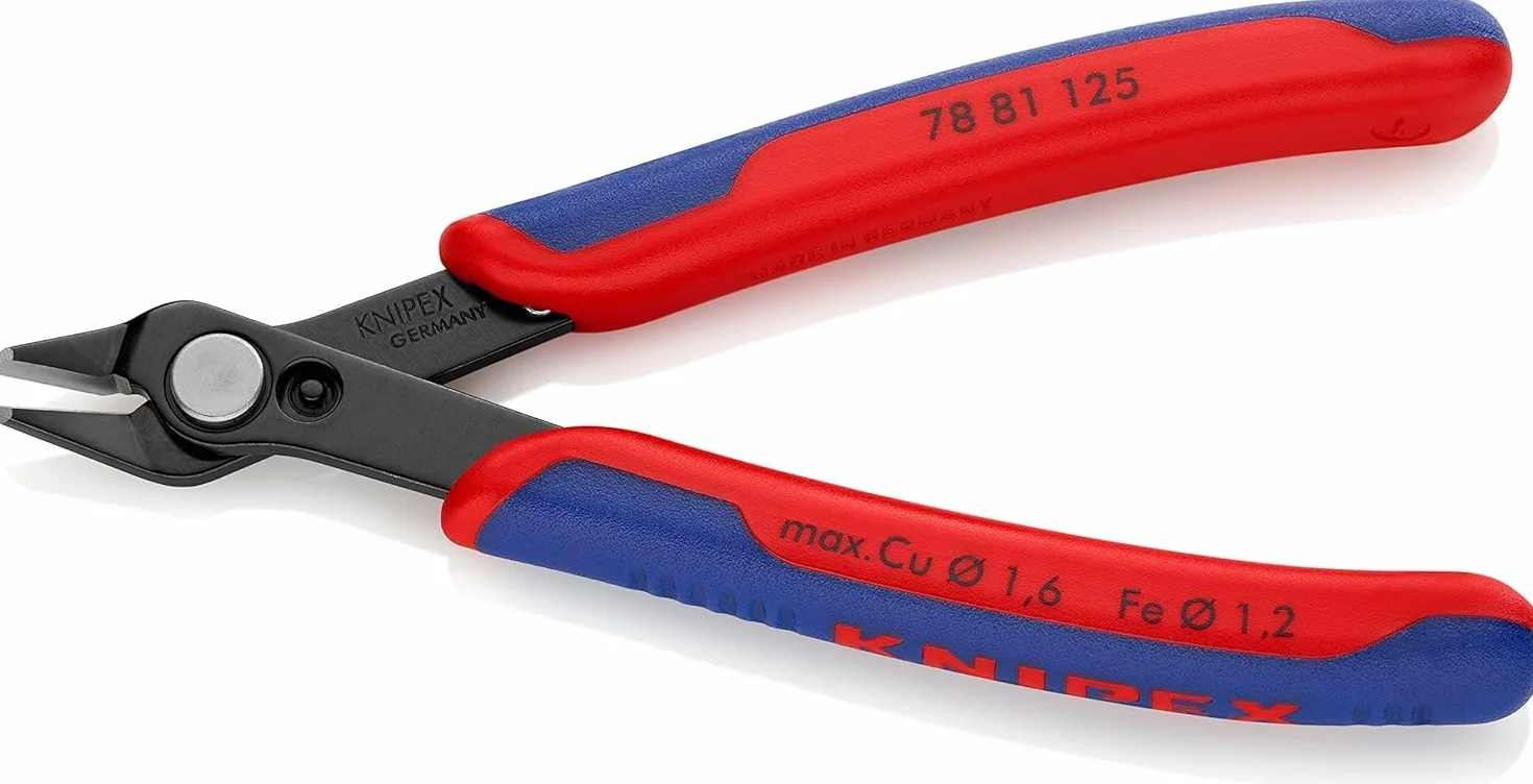 KNIPEX Electronic Super Knips con impugnature multicomponente 125 mm, 78 81 125