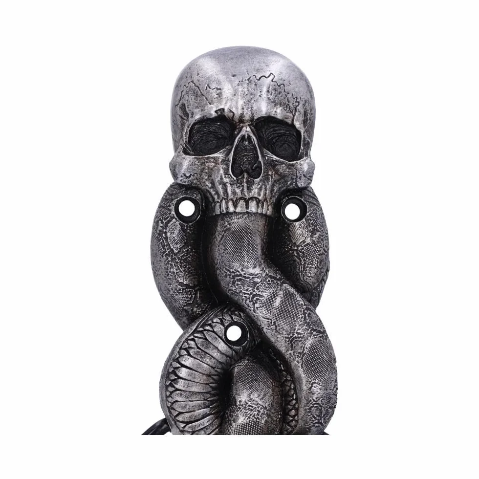 Nemesis Now Licenza Ufficiale Harry Potter The Dark Mark Door Knocker 23 cm, Argento, 23cm