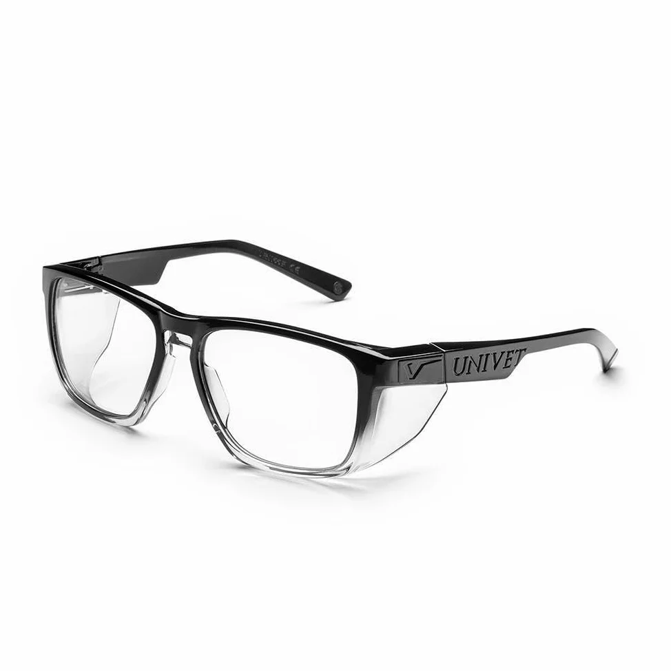 UNIVET Occhiali di protezione Diamond/After Dark EN 166, lente trasparente +1 PC
