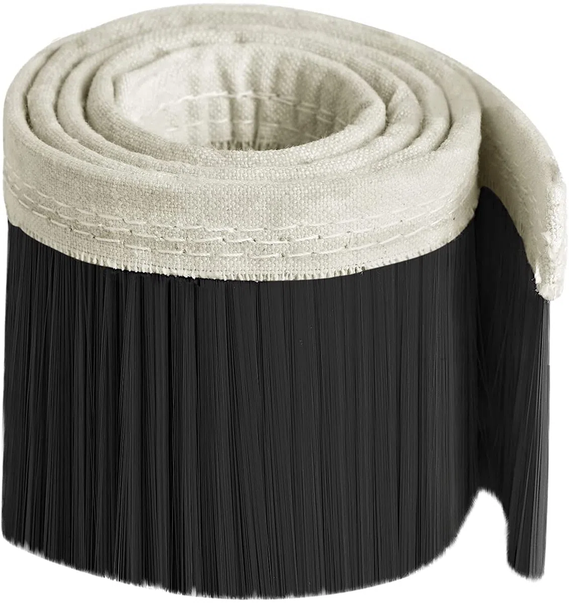 BTMIEY - Raccogli polvere per macchina da intaglio, spazzola raccogli polvere da 70 mm / 100 mm per mandrino di macchina da intaglio CNC (2 m x 100 mm, nero)