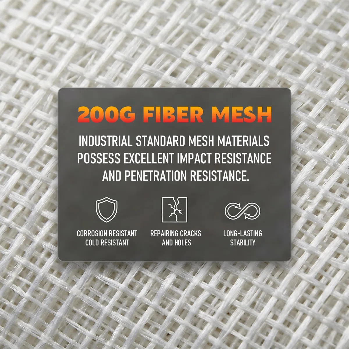 LLPT Nastro Fibra Vetro Cartongesso | 20 cm x 30 m | 200g Tessuto in Fibra Pesante Autoadesivo | Qualità Industriale | per Riparazione di Crepe e Giunture nei Muri (DRF810) | Bianco