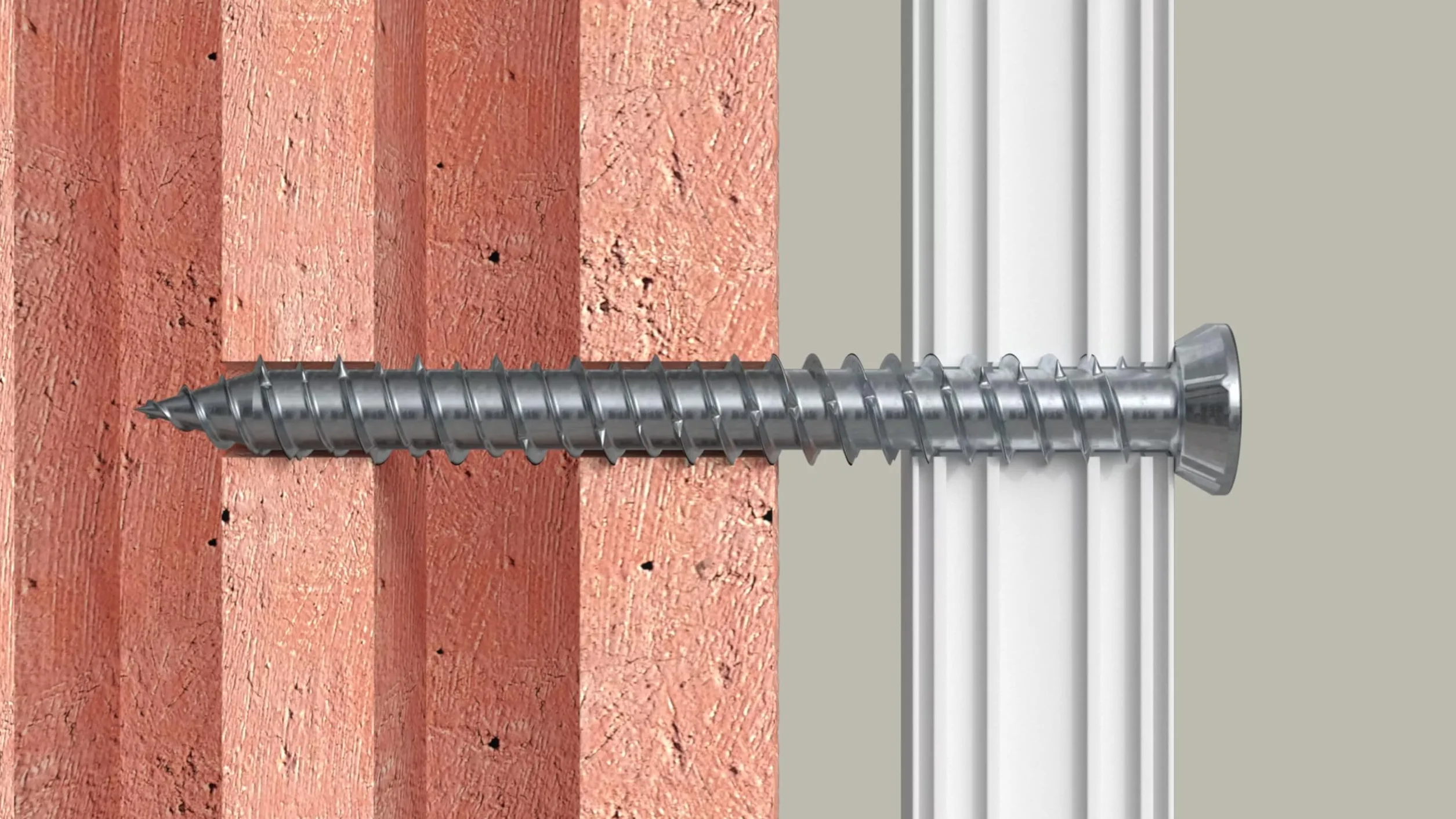 Fischer Turboviti FFS 100x Viti per Serramenti e Telai Finestre, Testa Svasata Piana 7,5x72 T30 (100 Pz.)
