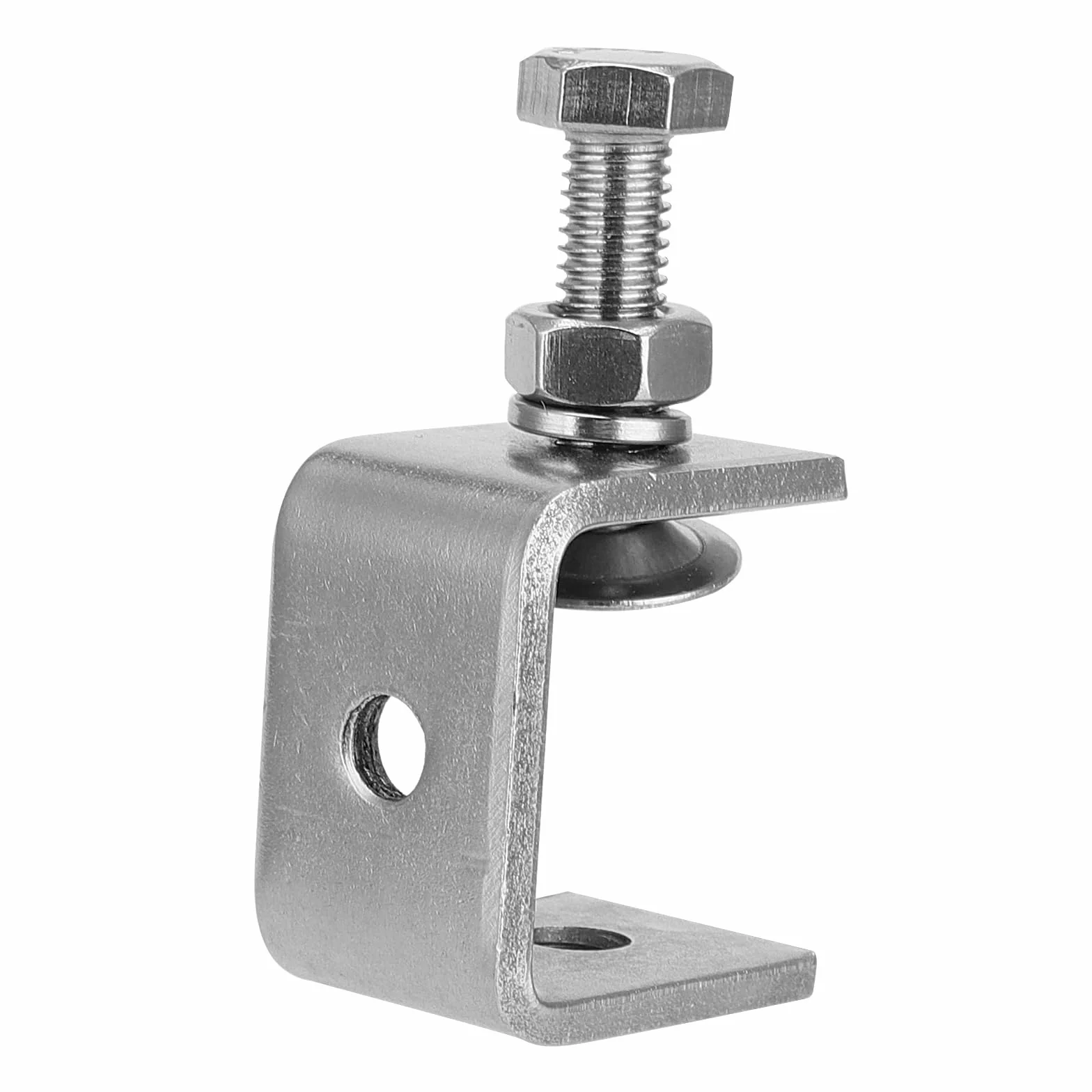 8 morsetti a C da 30 mm, in acciaio inox resistente, per morsetti e tenditori, per lavori di legno, fai da te e riparazioni auto, argento