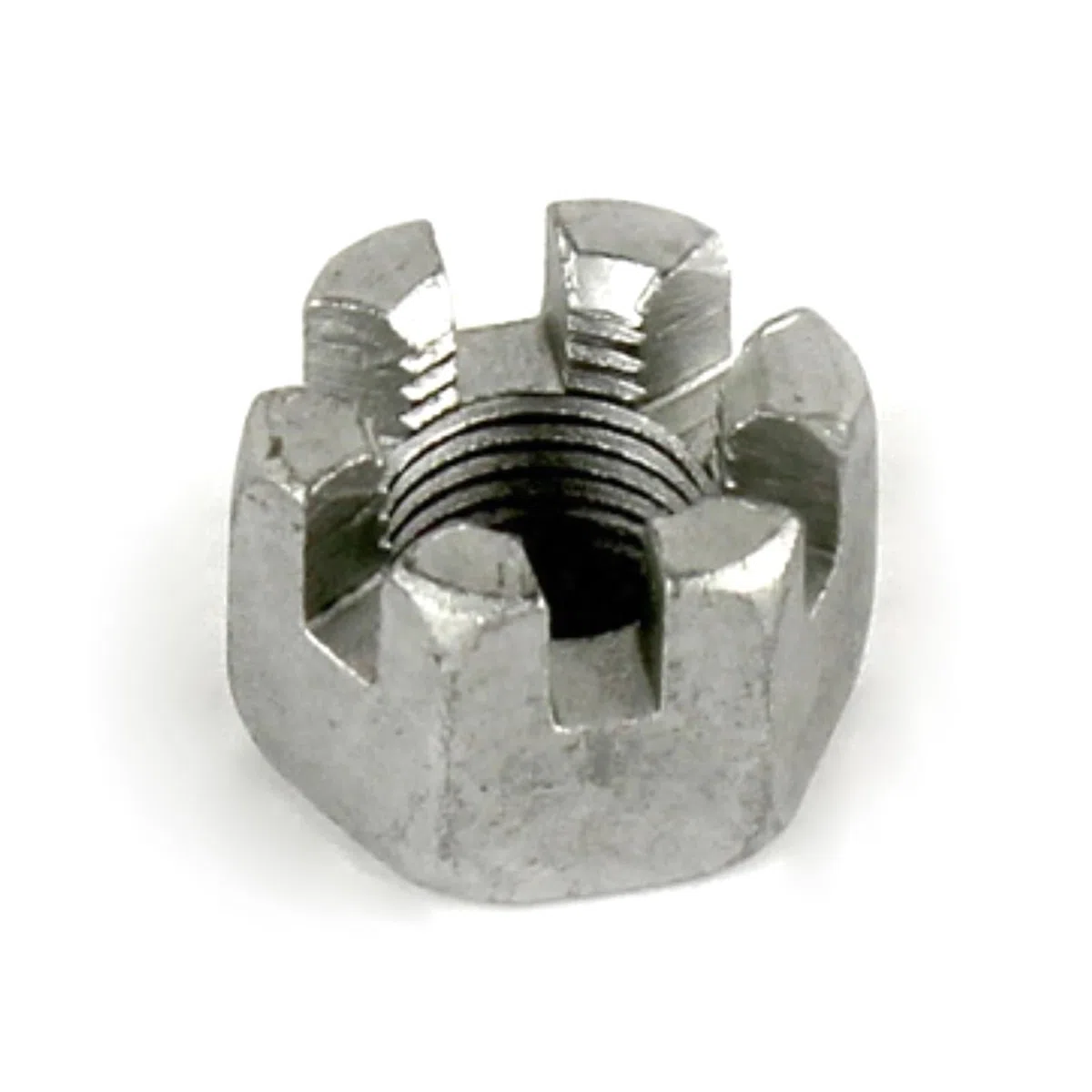 GB6181 Dado a corona con testa esagonale scanalata, dado esagonale con testa a castello, dadi esagonali scanalati(M6 10pcs)