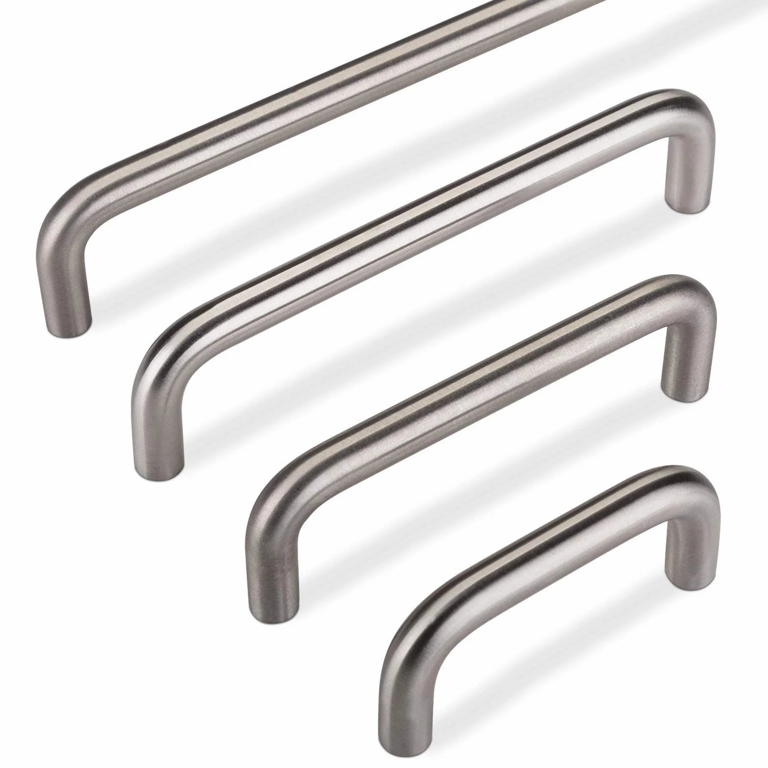 10 x SOTECH maniglie ad arco BG03e ACCIAIO INOX massiccio Ø 10 mm/BA 96 mm/maniglie per cassetti maniglie per cucina