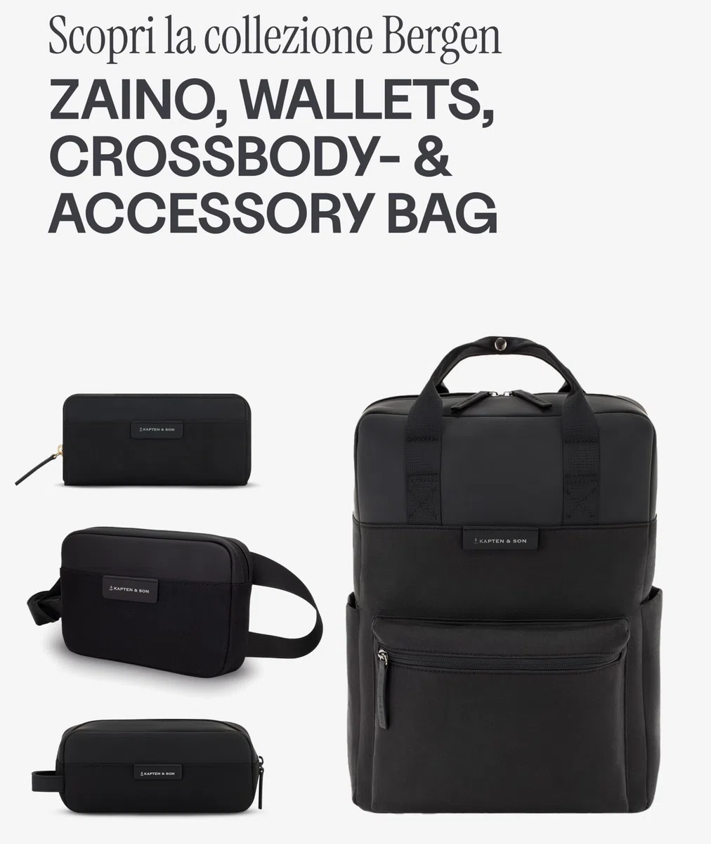 Kapten & Son Bergen Accessory Case 1L | Beauty Case Uomo & Donna nero | Ideale come Borsa Cosmetica da Viaggio & Porta Cavi Organizer | Astuccio, Trousse & Pochette Trucchi