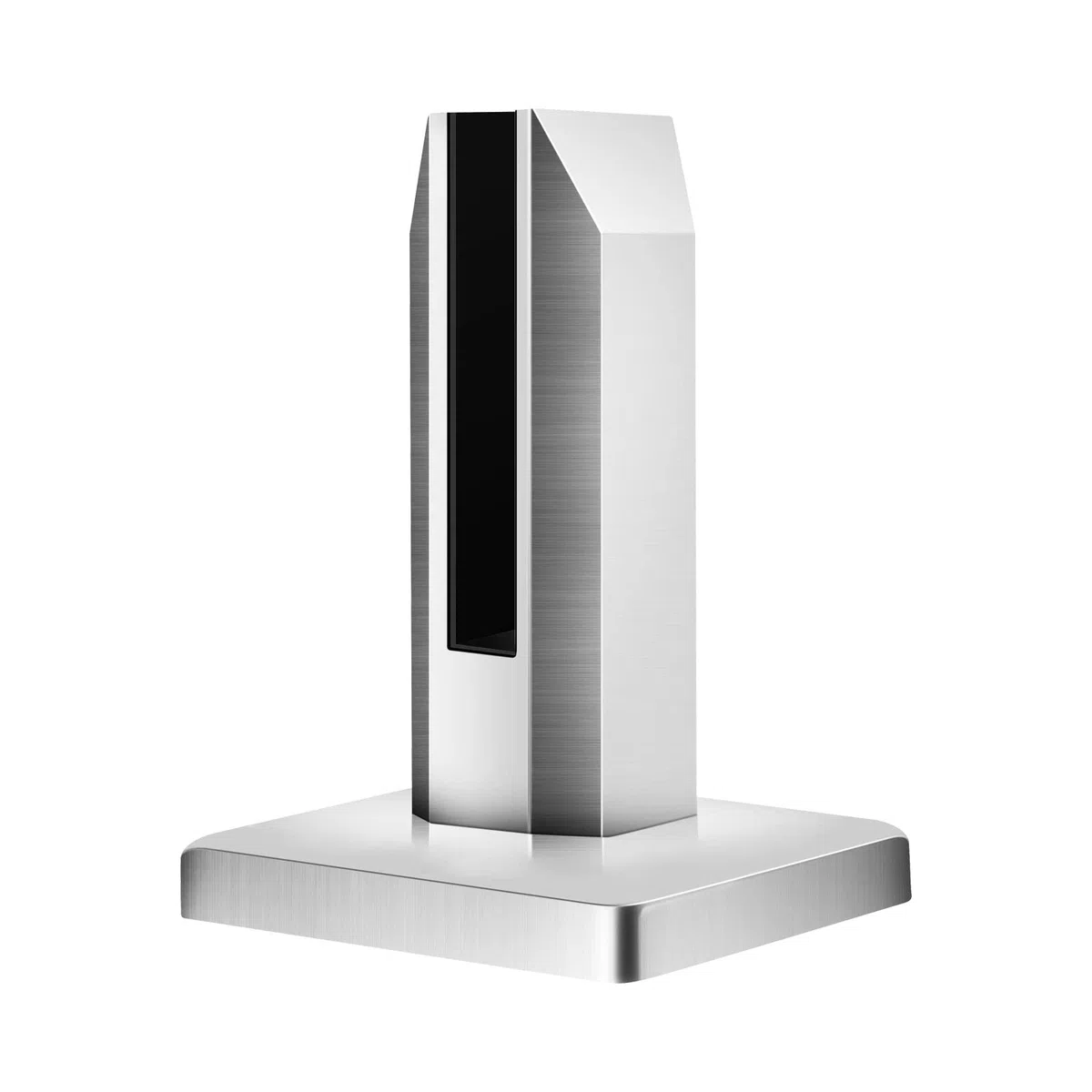 Morsetto di Vetro, Supporto per Vetro In Acciaio Inox, Cciaio Inossidabile 304 Morsetto Vetro Regolabile 8-12mm, Supporto Vetro Con 4 Viti per Scale, Balcone, Piscina, Vetro, Balaustra