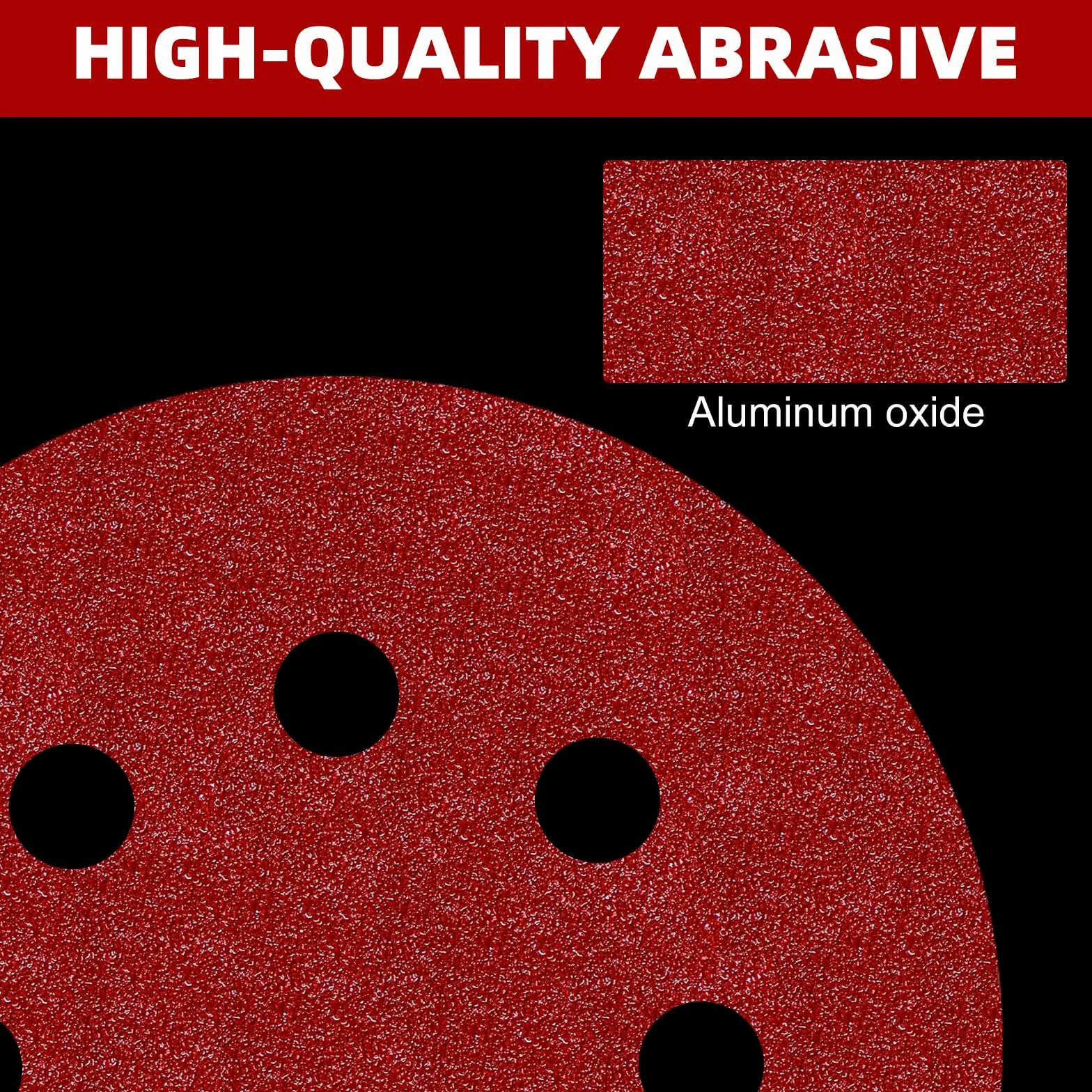 120 Pezzi Dischi Abrasivi 125mm P60 8 Fori Disco Carta Vetrata per Levigatrice Orbitale