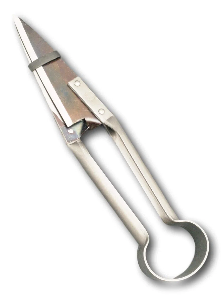 DUE BUOI FORBICE TOSAPECORA MANUALE DRITTA DB 160/32 LUNGA 32 cm CON LAMA DA 14 cm