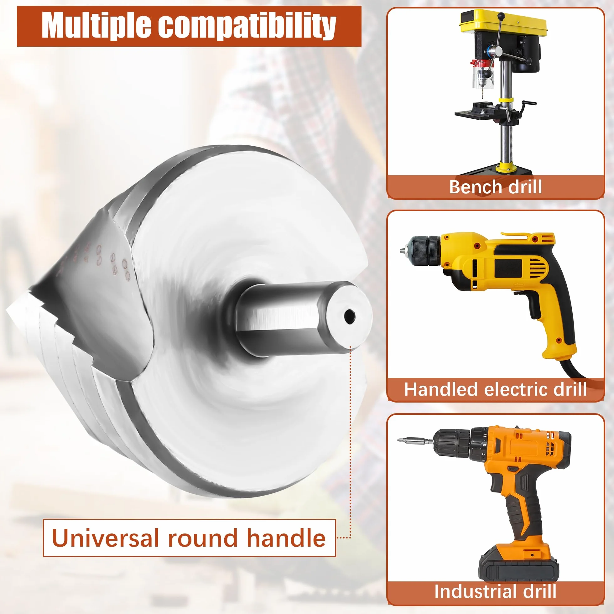 JIZZU Punte Trapano Gradino HSS Ø6-60 mm Fresa Spiral Groove, Punte Trapano Metallo per Eseguire Foro In Metallo Acciaio Ottone Legno Plastica Ferro