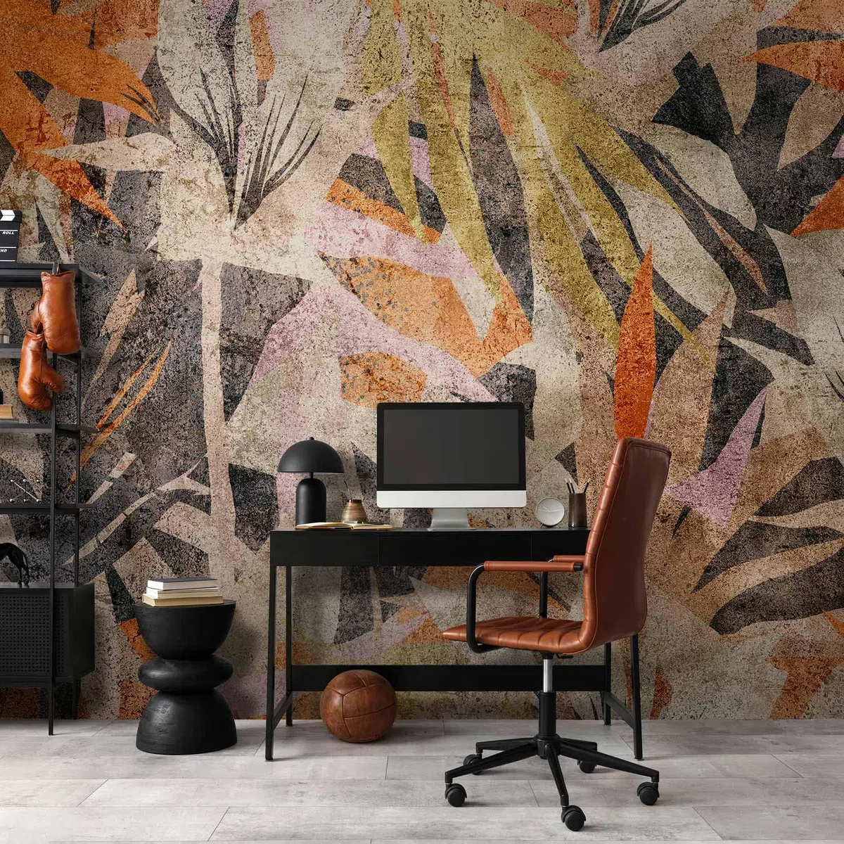 murando Carta da parati Natura 500x350 cm Fotomurali in TNT Murale alla moda Decorazione da Muro XXL Poster Gigante Design Carta per Pareti Soggiorno Botanica Foglie Pianta Fiori b-C-0887-a-a