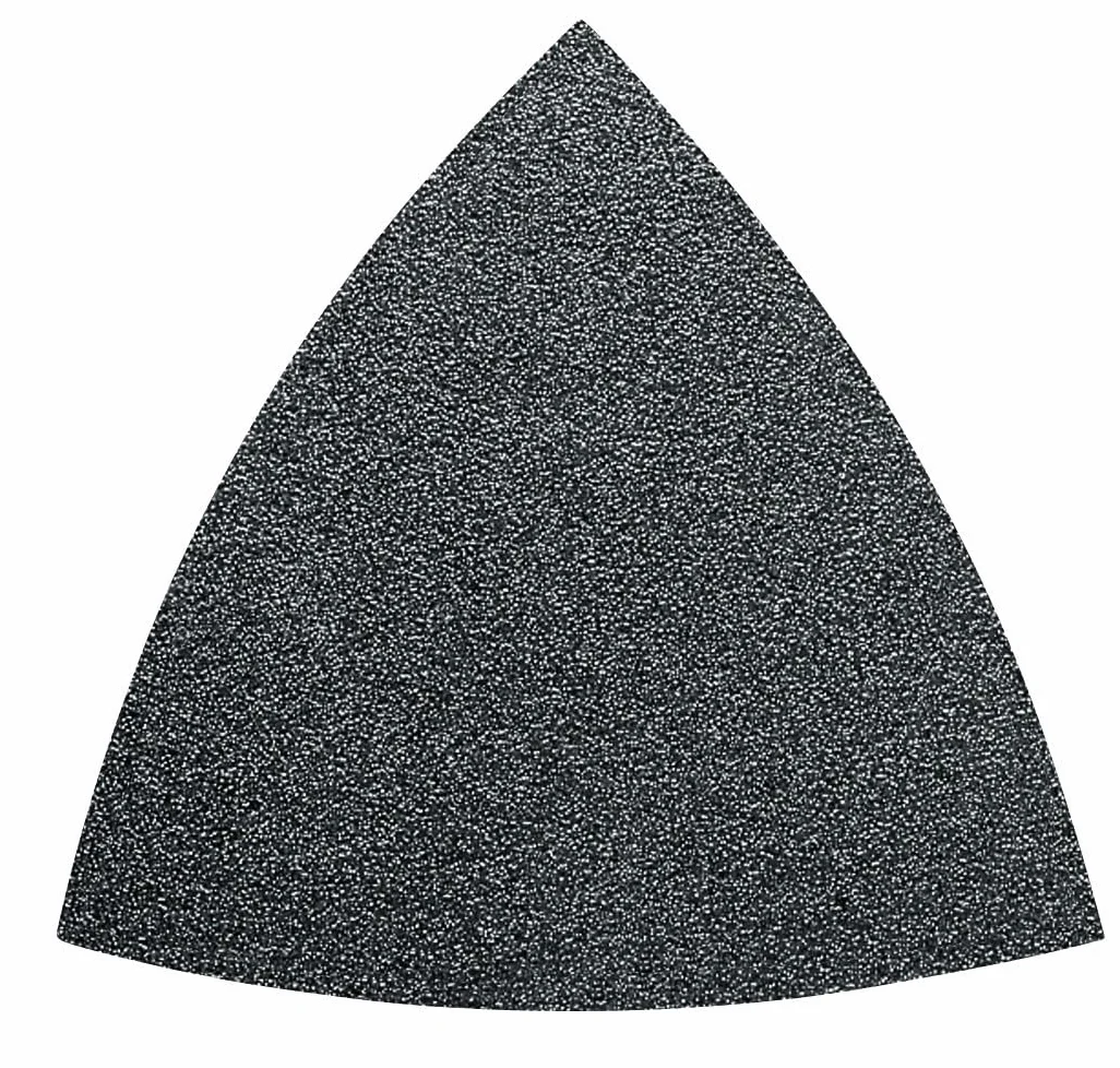 FEIN 50 Fogli abrasivi con Grana 80, Lunghezza bordo 80 mm, Confezione 50 pezzi, Universale, impiego universale su quasi tutti i materiali. Non forato, fissaggio rapido a Strap.