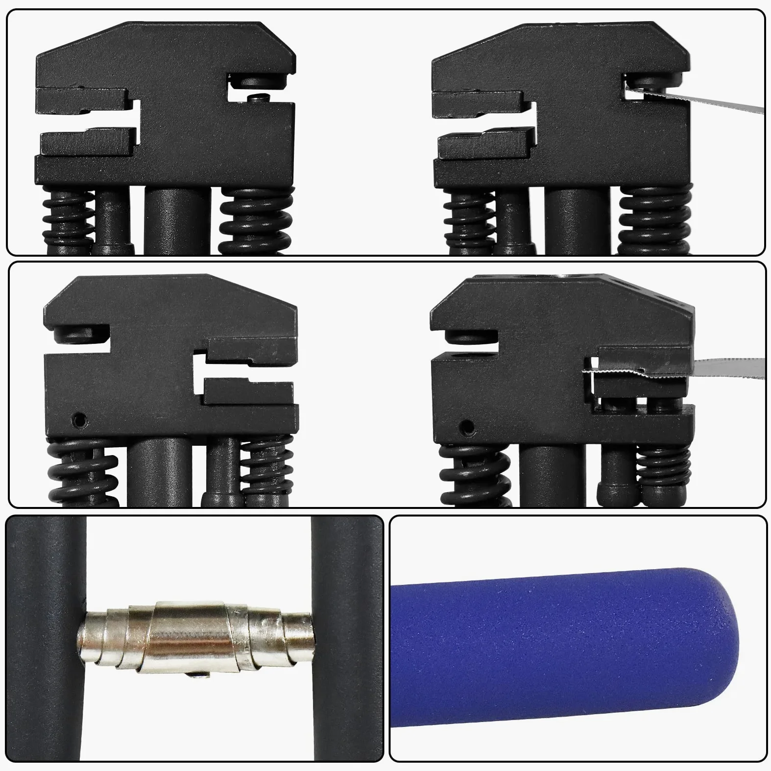 CCLIFE Pinza Punch Tool Flanging Perforatrice Pelle Piega Barre Ferro Lamiera Combinata Pinza Multiuso Testa Girevole, 5 mm con foro timbro