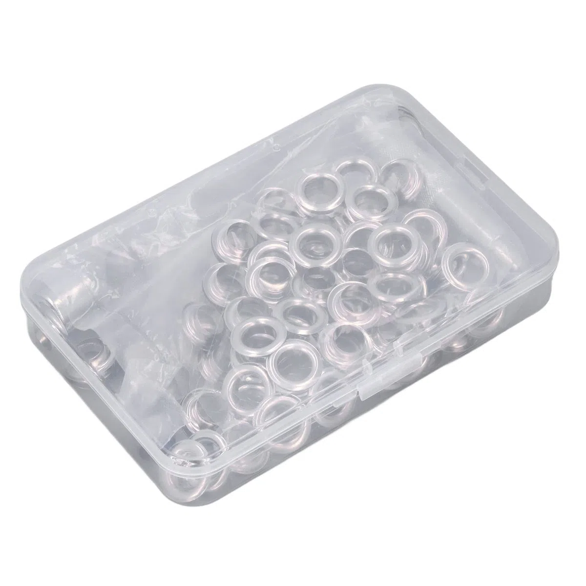 Kit 100 Set Occhielli 12mm Acciaio Inox - Strumenti Installazione Resistenti - Per Tende, Teloni, Abbigliamento, Artigianato